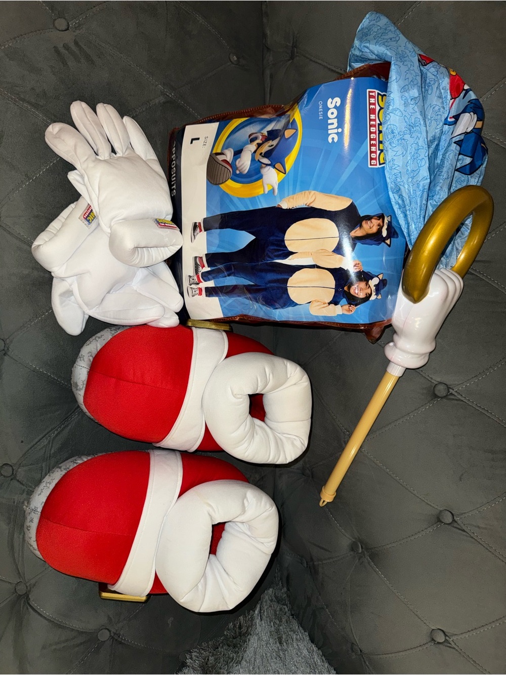 Sonic the Hedgehog Costume Set - HUGE bundle